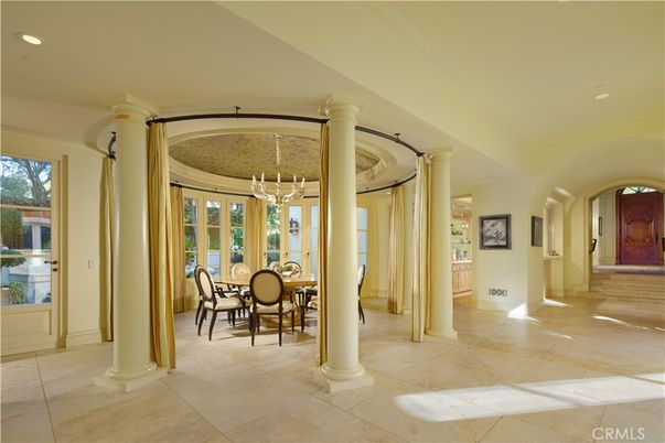 Chandelier, Dining room, Interior, Recessed Lighting