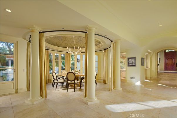 Chandelier, Dining room, Interior, Recessed Lighting