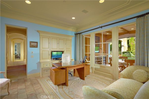 Home Office, Interior, Recessed Lighting