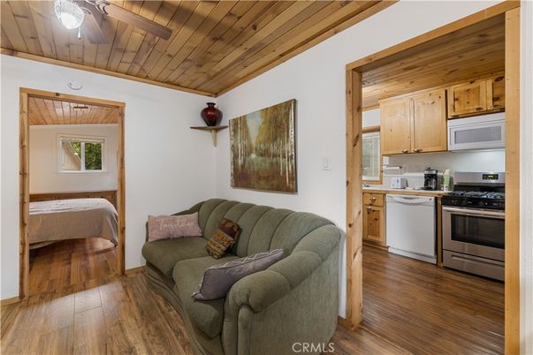 Interior, Kitchen, Living room, Wooden Ceilings, Wood Texture Flooring
