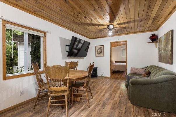Dining room, Interior, Wooden Ceilings, Wood Texture Flooring