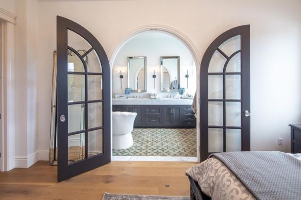 Bathroom, Interior, Wood Texture Flooring