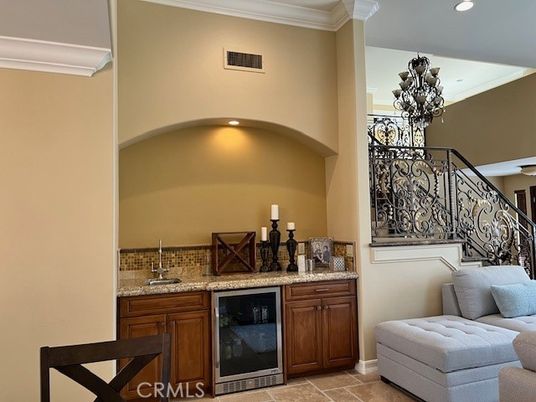 Chandelier, Interior, Recessed Lighting