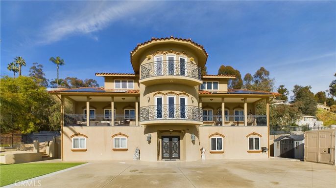 Backyard, Exterior, Facade, Mediterranean