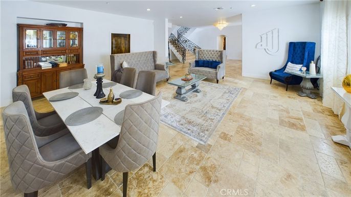 Dining room, Interior, Living room, Recessed Lighting