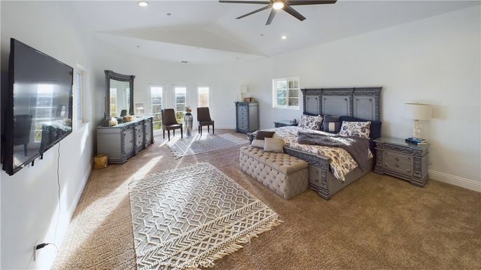 Bedroom, Interior, Recessed Lighting