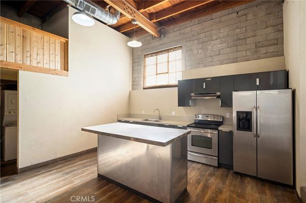 Interior, Kitchen, Stainless Steel Appliances, Stone Walls, Wooden Beams, Wooden Ceilings, Wood Texture Flooring