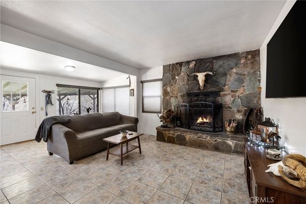 Fireplace, Interior, Living room, Stone Walls