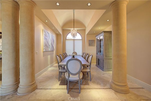 Chandelier, Dining room, Interior, Recessed Lighting