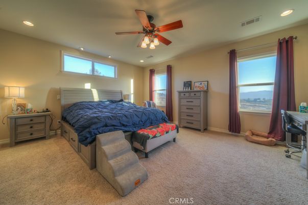 Bedroom, Interior, Recessed Lighting