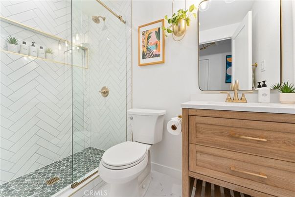 Bathroom, Glass Shower, Interior