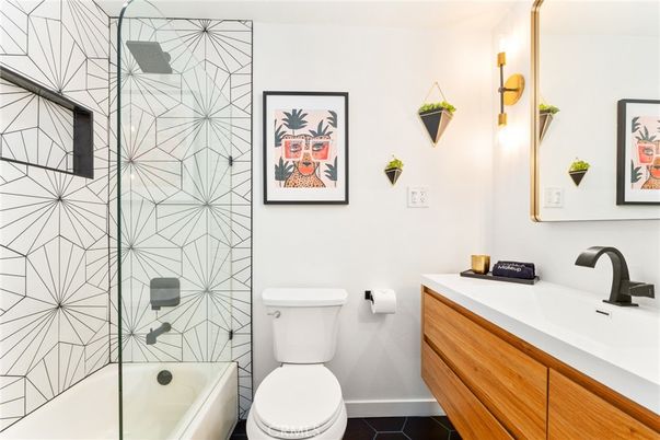 Bathroom, Glass Shower, Interior