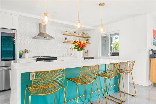 Interior, Kitchen, Pendant Lights, Stainless Steel Appliances