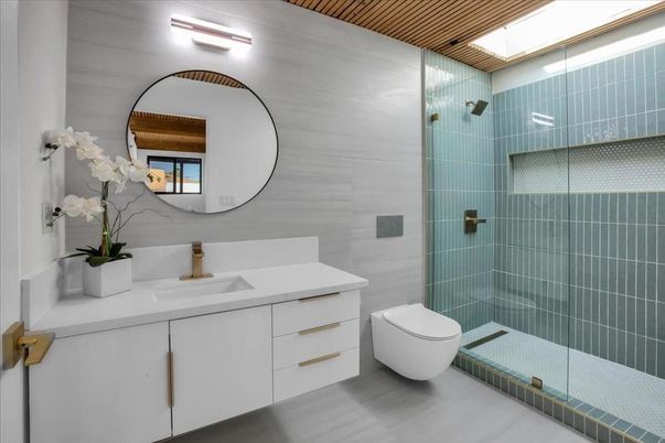Bathroom, Glass Shower, Interior