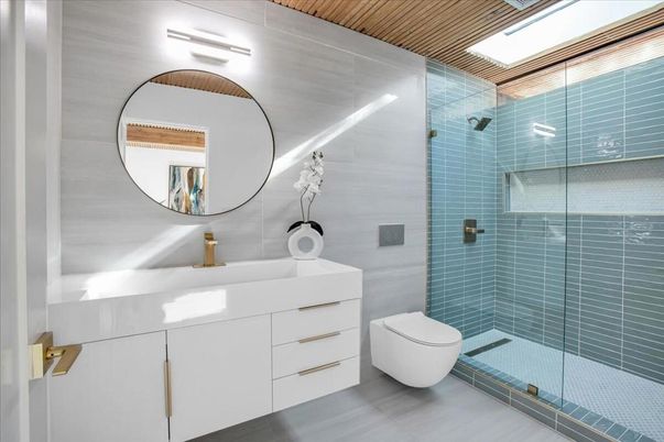 Bathroom, Glass Shower, Interior