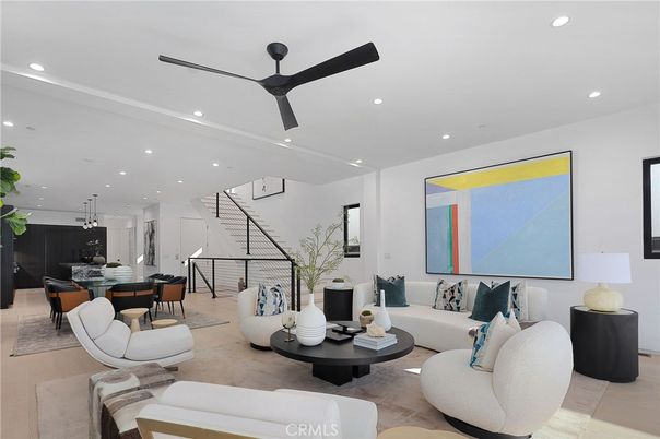 Dining room, Interior, Living room, Pendant Lights, Recessed Lighting