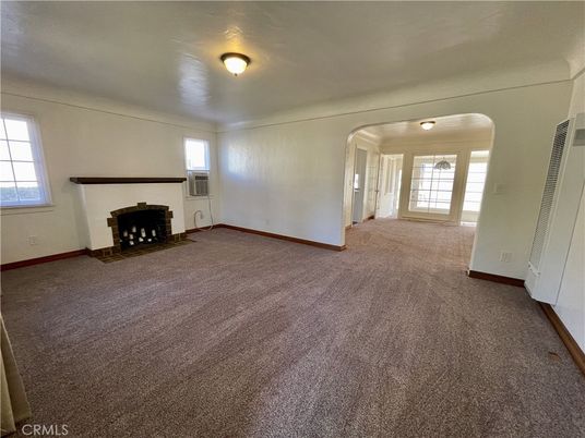 Empty room, Fireplace, Interior