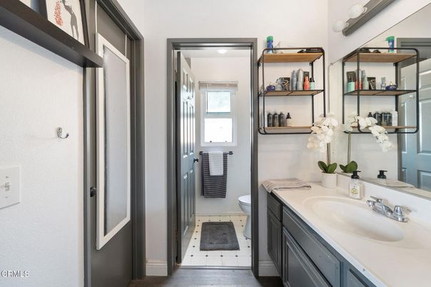 Bathroom, Interior, Wood Texture Flooring