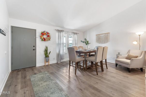 Dining room, Interior, Wood Texture Flooring