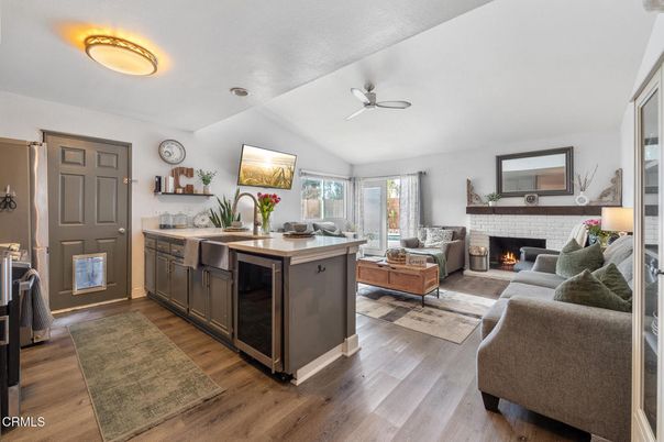 Fireplace, Interior, Living room, Wood Texture Flooring