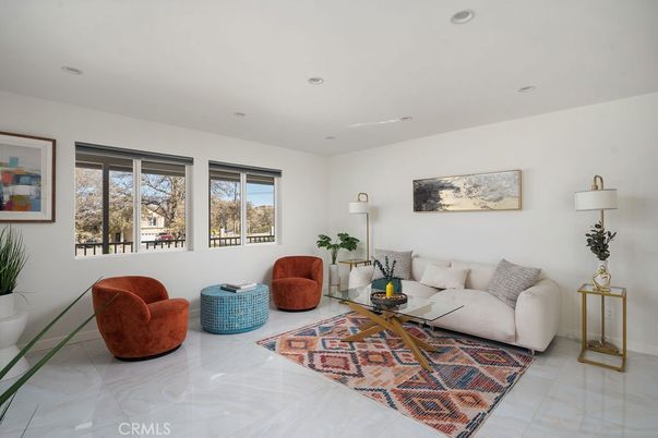 Interior, Living room, Recessed Lighting