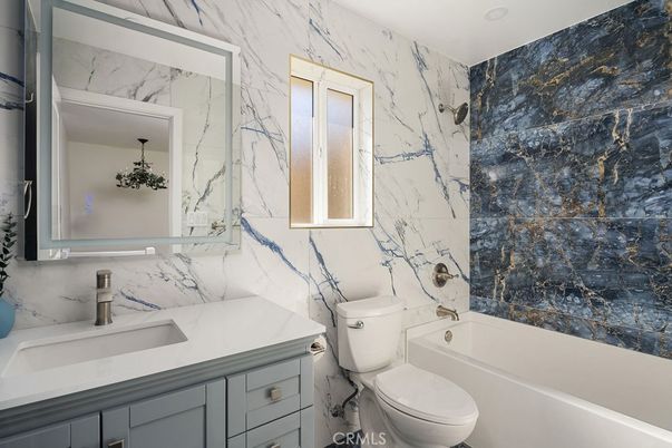Bathroom, Interior, Marble Walls