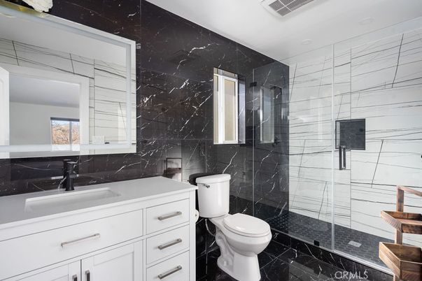 Bathroom, Glass Shower, Interior, Marble, Marble Walls