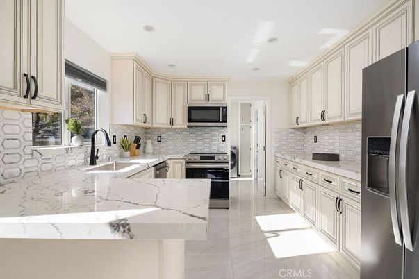 Interior, Kitchen, Recessed Lighting, Stainless Steel Appliances