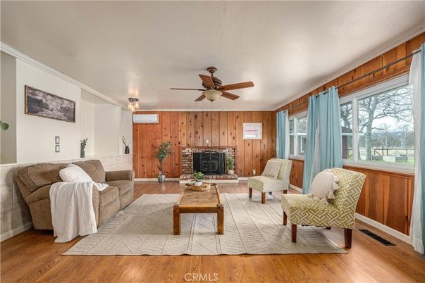 Fireplace, Interior, Living room, Wood Texture Flooring, Wooden Walls