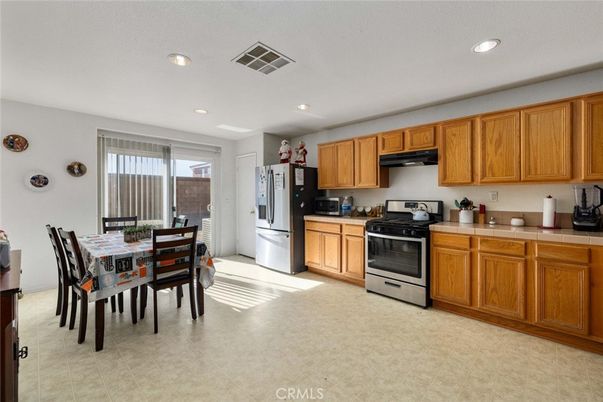 Dining room, Interior, Kitchen, Recessed Lighting