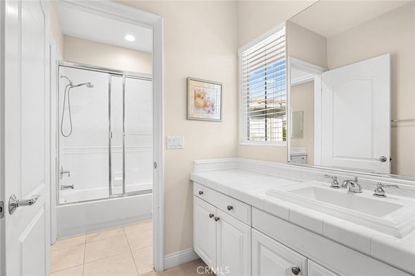 Bathroom, Glass Shower, Interior, Recessed Lighting, Tile Countertops