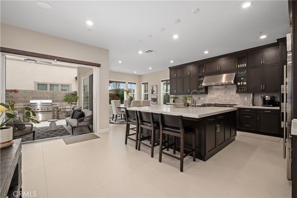 Dining room, Interior, Kitchen, Recessed Lighting, Stainless Steel Appliances