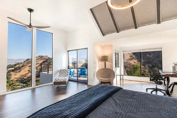 Bedroom, Home Office, Interior, Wood Texture Flooring