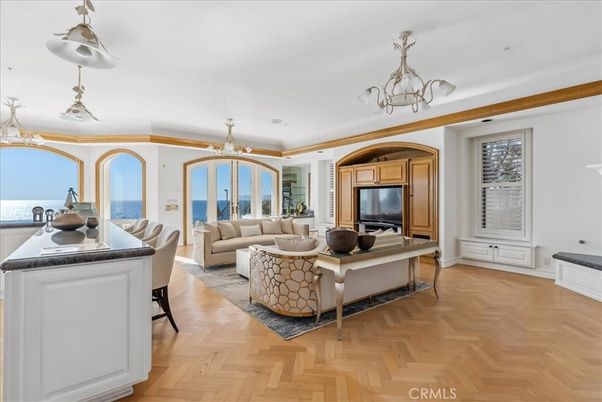Chandelier, Interior, Living room, Water, Wood Texture Flooring