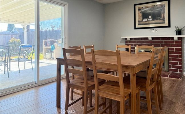 Dining room, Interior, Wood Texture Flooring