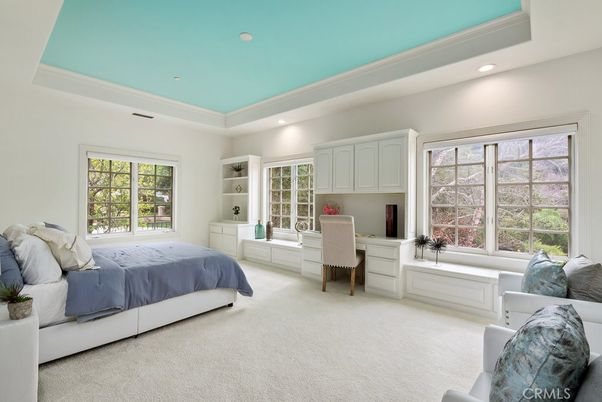 Bedroom, Home Office, Interior, Recessed Lighting