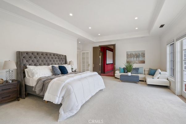 Bedroom, Interior, Recessed Lighting