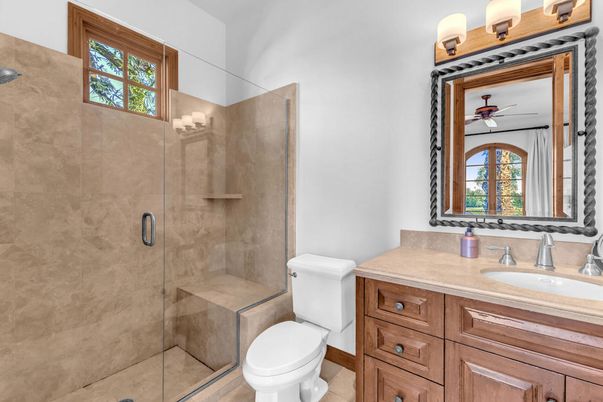 Bathroom, Glass Shower, Interior