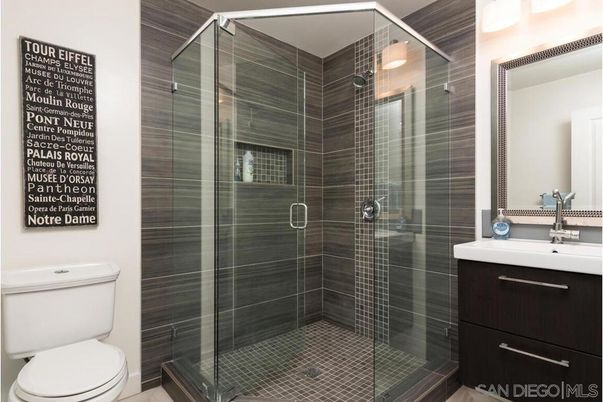 Bathroom, Glass Shower, Interior