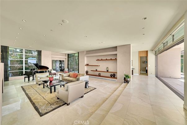 Interior, Living room, Piano, Recessed Lighting