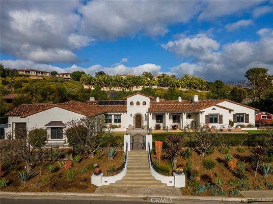 Exterior, Facade, Spanish Mediterranean