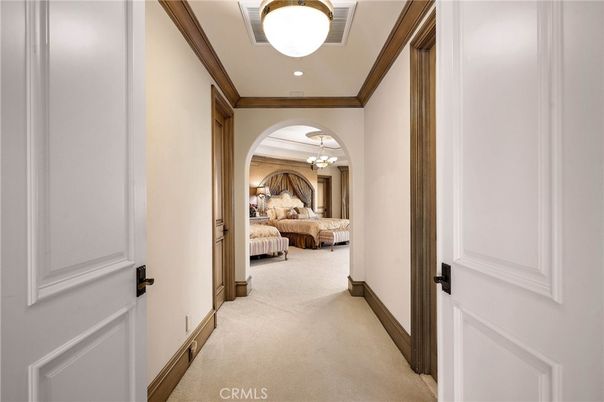 Bedroom, Chandelier, Interior