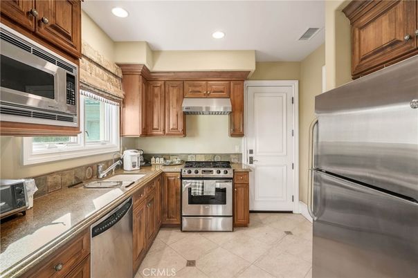 Interior, Kitchen, Recessed Lighting, Stainless Steel Appliances