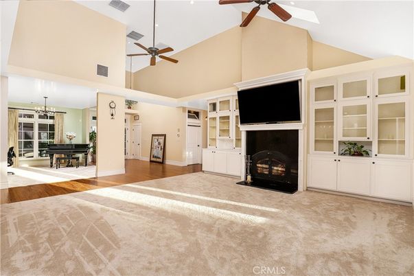 Fireplace, Interior, Piano, Wood Texture Flooring