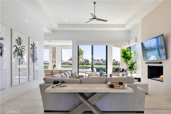 Fireplace, Interior, Living room, Recessed Lighting