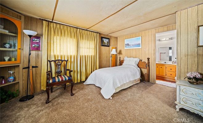 Bedroom, Interior, Wooden Walls