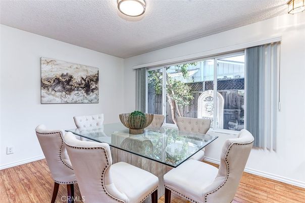 Dining room, Interior, Wood Texture Flooring