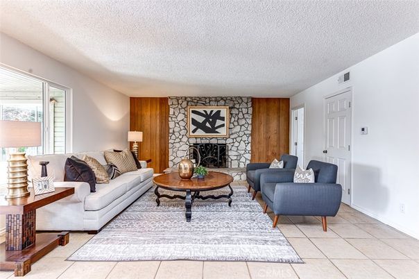 Fireplace, Interior, Living room, Stone Walls
