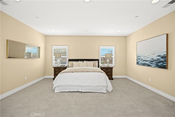 Bedroom, Interior, Recessed Lighting