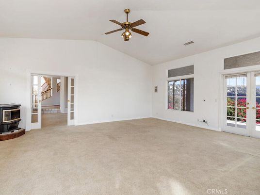 Empty room, Fireplace, Interior